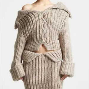 Cozy Knit Women's Sweater - Tan